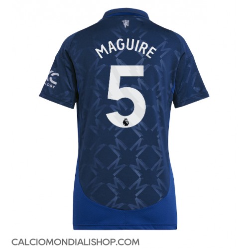 Maglie da calcio Manchester United Harry Maguire #5 Seconda Maglia Femminile 2024-25 Manica Corta